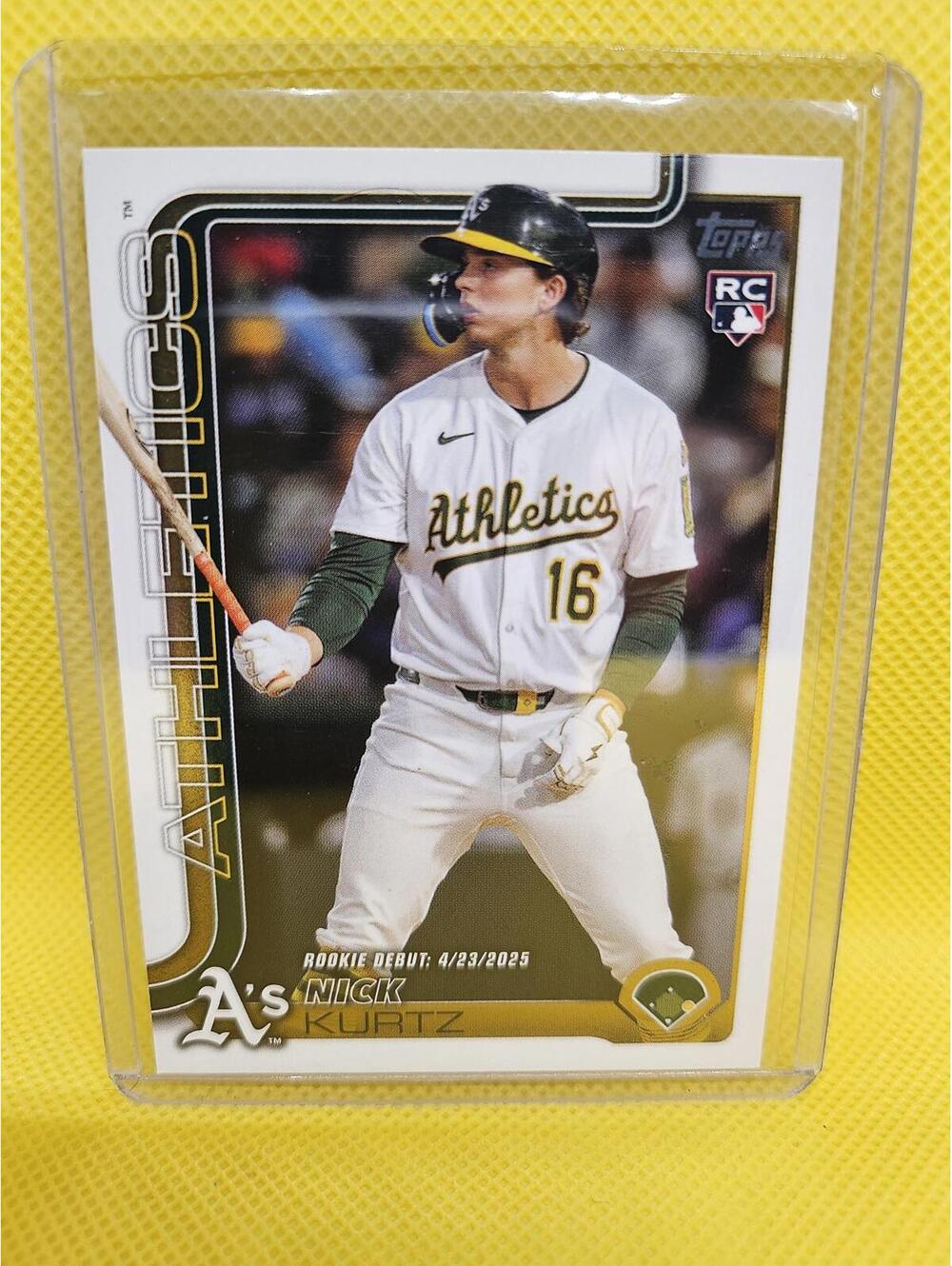 Nick Kurtz (RC) 2025 Topps Update  #US197 - A's ROY 2025 - RAW Mint - Picture 1 of 2